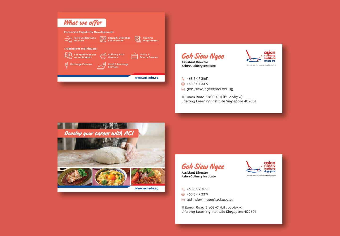 Education & Research Branding: Asian Culinary Institute Singapore comms