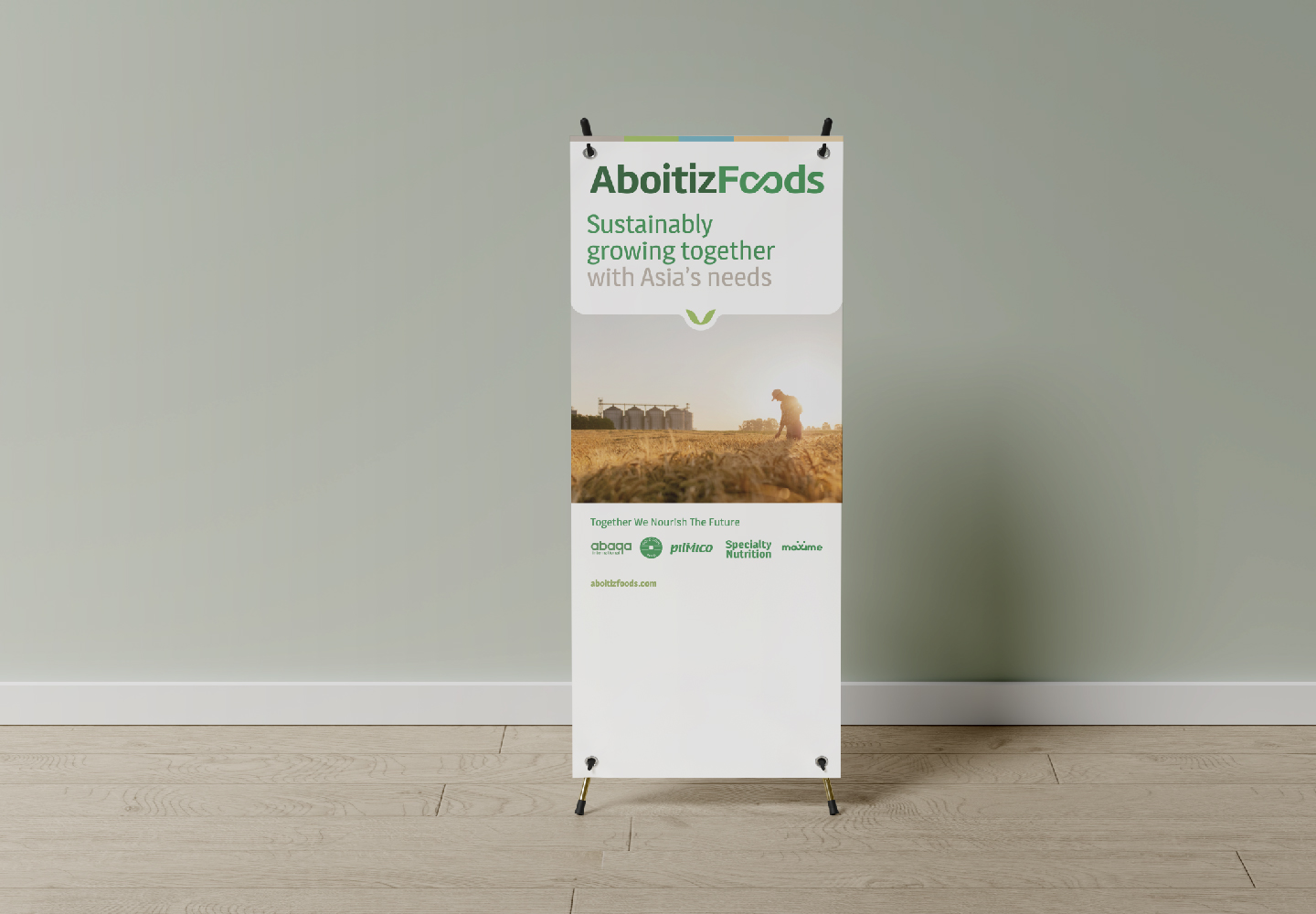 Agriculture & Commodities Branding, Sustainably feeding Asia’s growth from mill to meal, Banner