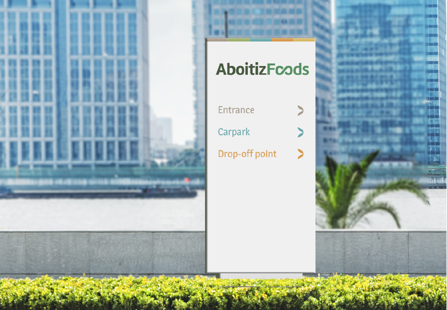 Aboitiz Foods Totem Signage