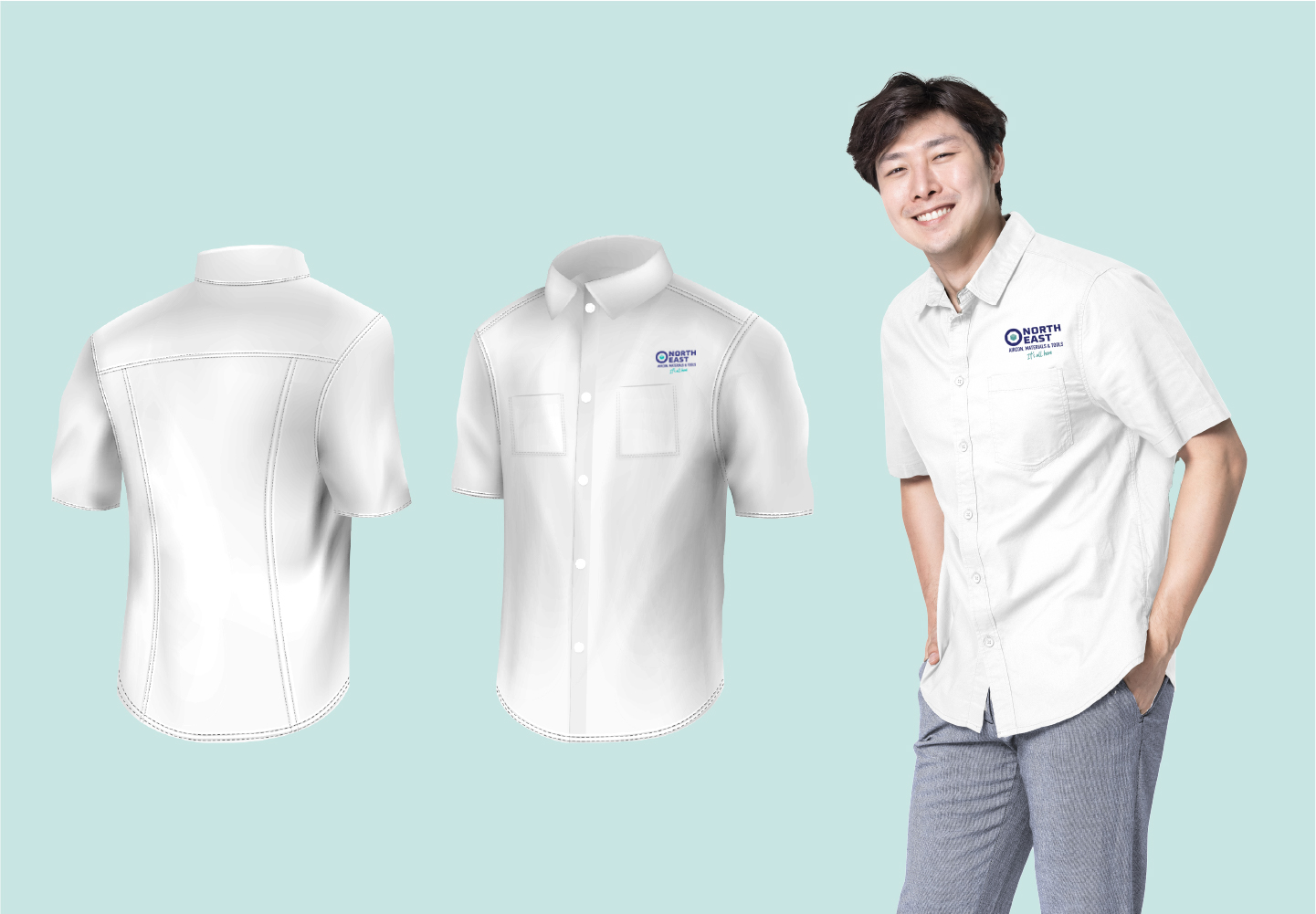 DNE Aircon and materials Branding uniform