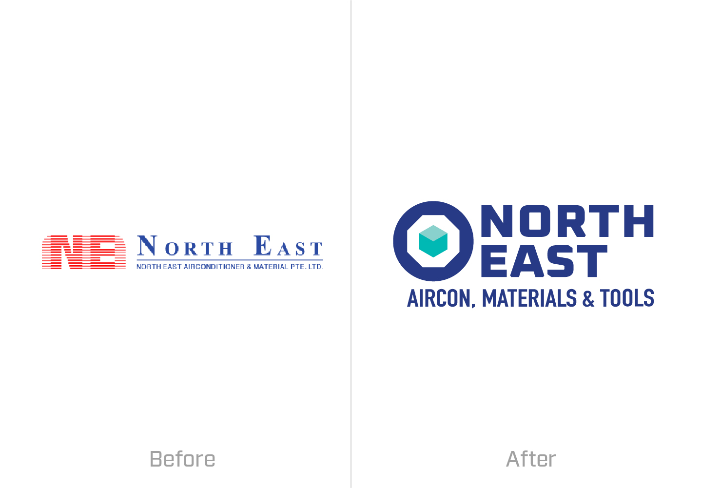 DNE Aircon and materials Branding