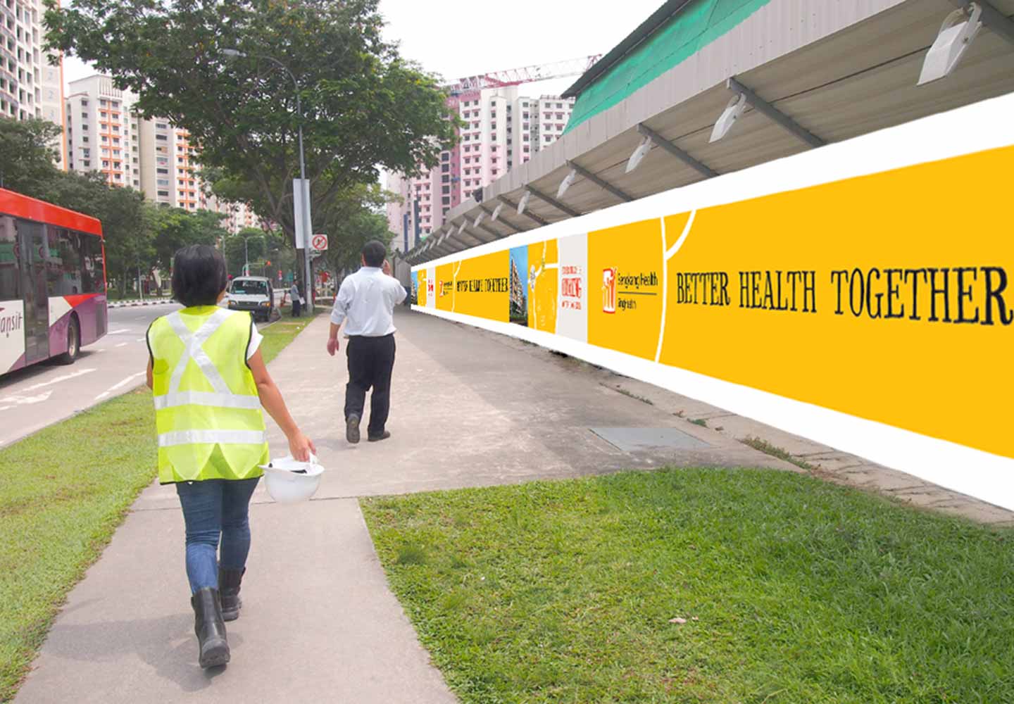 Brand Consultancy in Healthcare Industry. Signage for Sengkang Health.